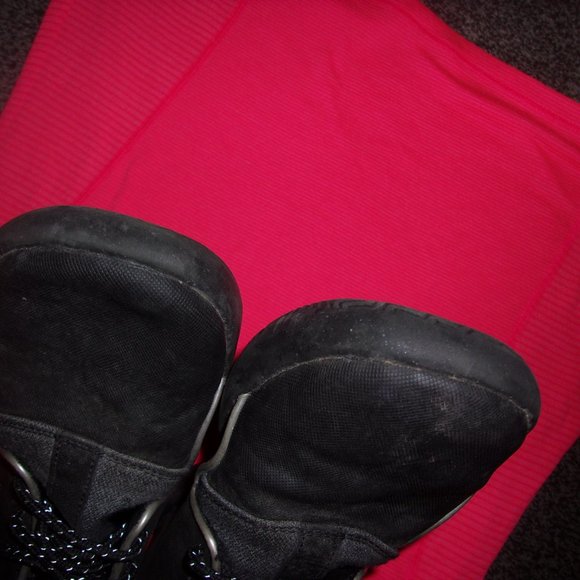 big kid size youth 7 tennis shoes seven boys kids childrens gym mens black - Picture 5 of 7